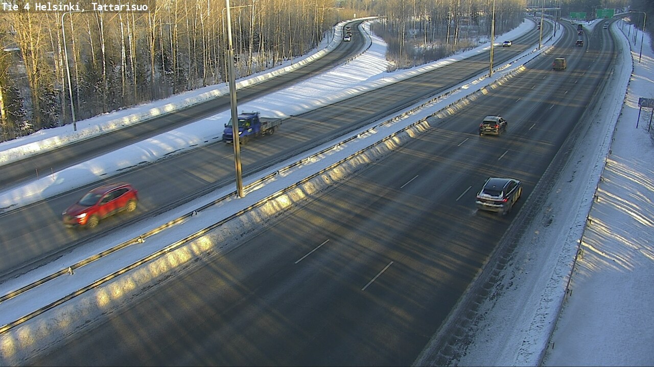 Weather Camera Image Väg 4 Helsingfors, Tattarmossen, Helsinki, Uusimaa