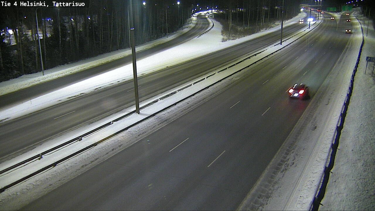 Weather Camera Image Road 4 Helsinki, Tattarisuo, Helsinki, Uusimaa
