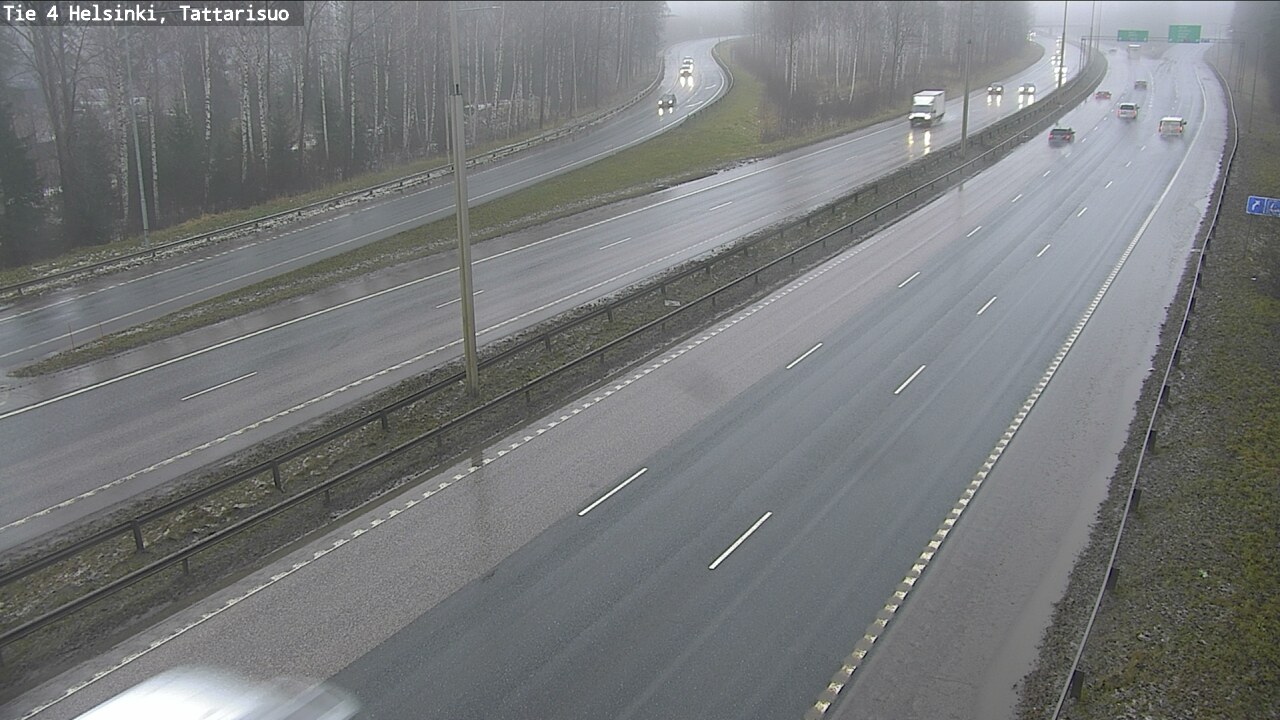 Weather Camera Image Väg 4 Helsingfors, Tattarmossen, Helsinki, Uusimaa