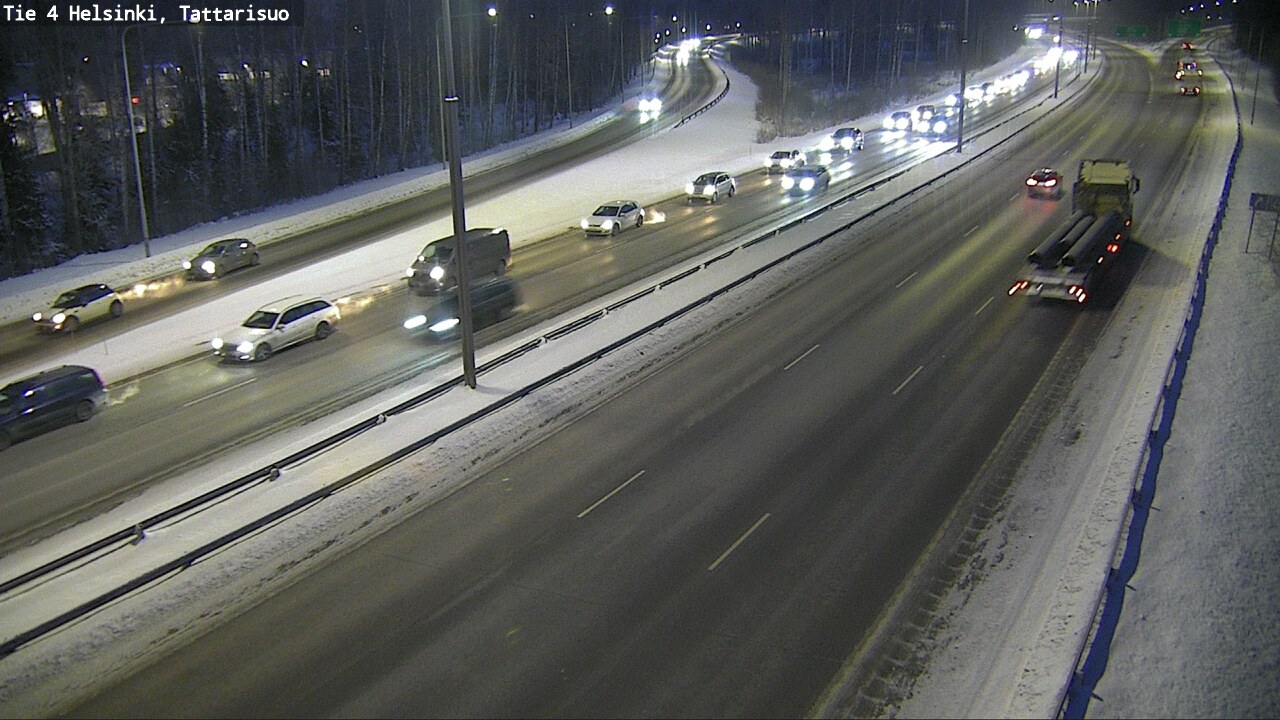 Weather Camera Image Väg 4 Helsingfors, Tattarmossen, Helsinki, Uusimaa