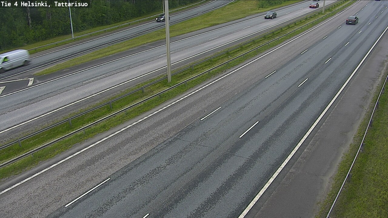 Weather Camera Image Väg 4 Helsingfors, Tattarmossen, Helsinki, Uusimaa