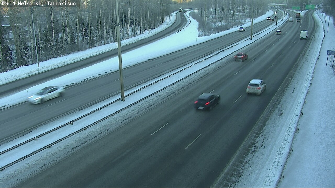 Weather Camera Image Väg 4 Helsingfors, Tattarmossen, Helsinki, Uusimaa