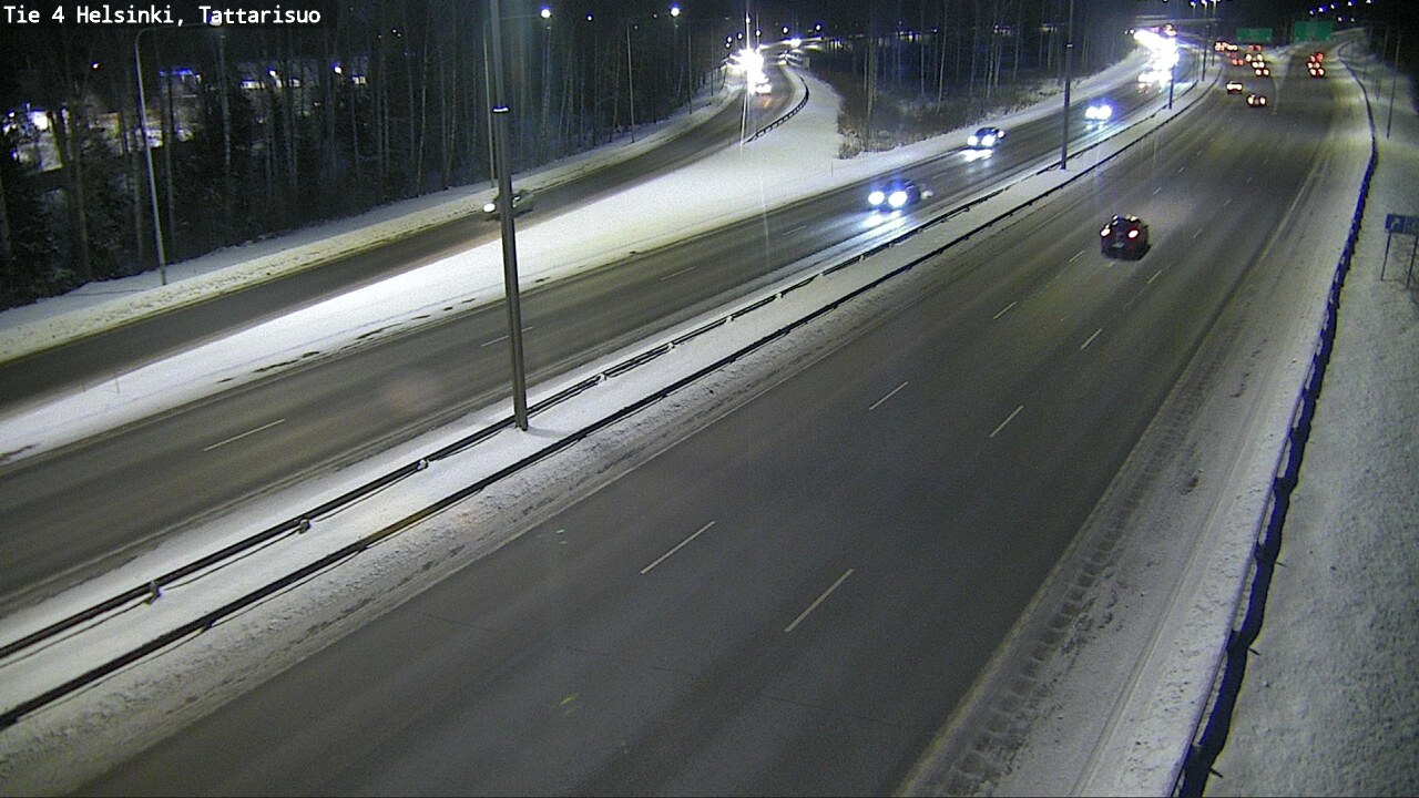 Weather Camera Image Road 4 Helsinki, Tattarisuo, Helsinki, Uusimaa