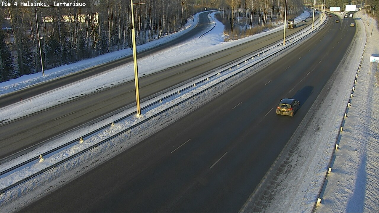 Weather Camera Image Väg 4 Helsingfors, Tattarmossen, Helsinki, Uusimaa