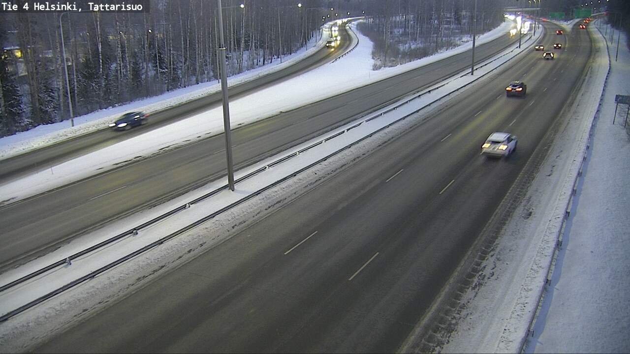Weather Camera Image Väg 4 Helsingfors, Tattarmossen, Helsinki, Uusimaa