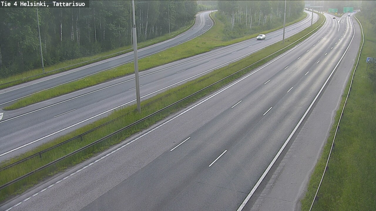 Weather Camera Image Road 4 Helsinki, Tattarisuo, Helsinki, Uusimaa