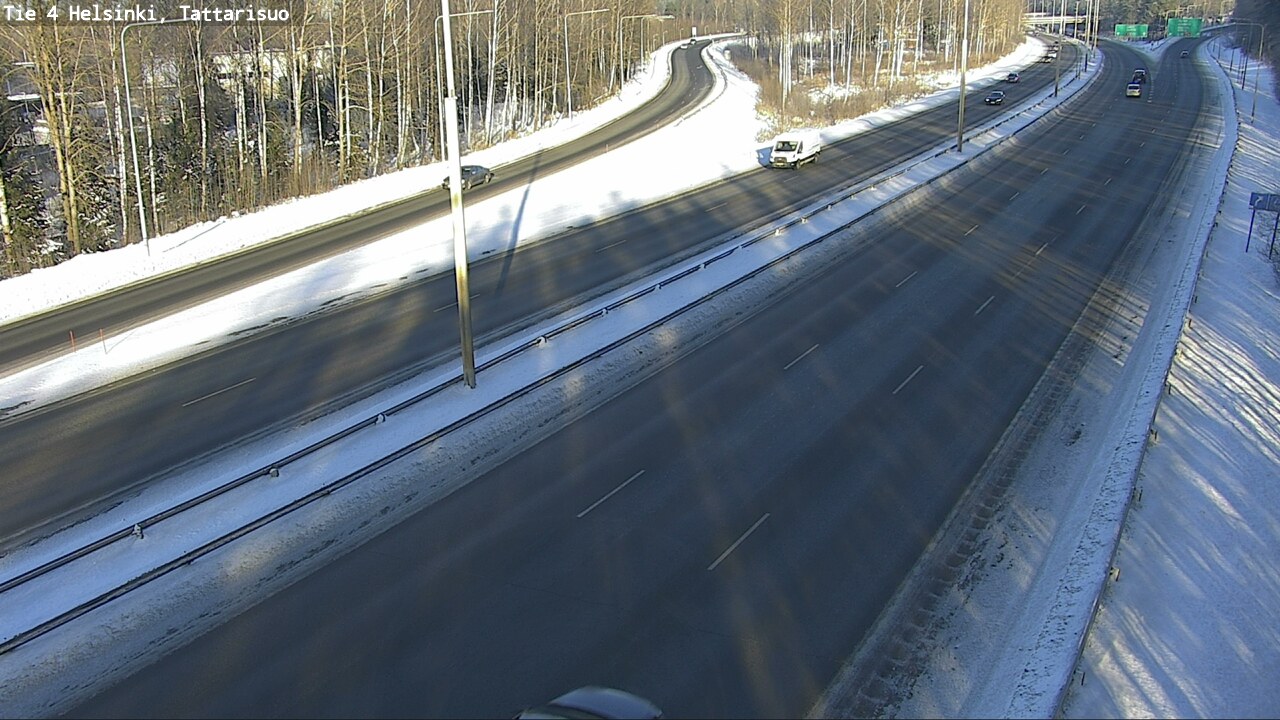 Weather Camera Image Road 4 Helsinki, Tattarisuo, Helsinki, Uusimaa