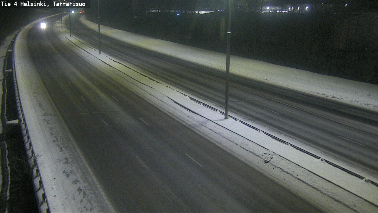 Weather Camera Image Road 4 Helsinki, Tattarisuo, Helsinki, Uusimaa