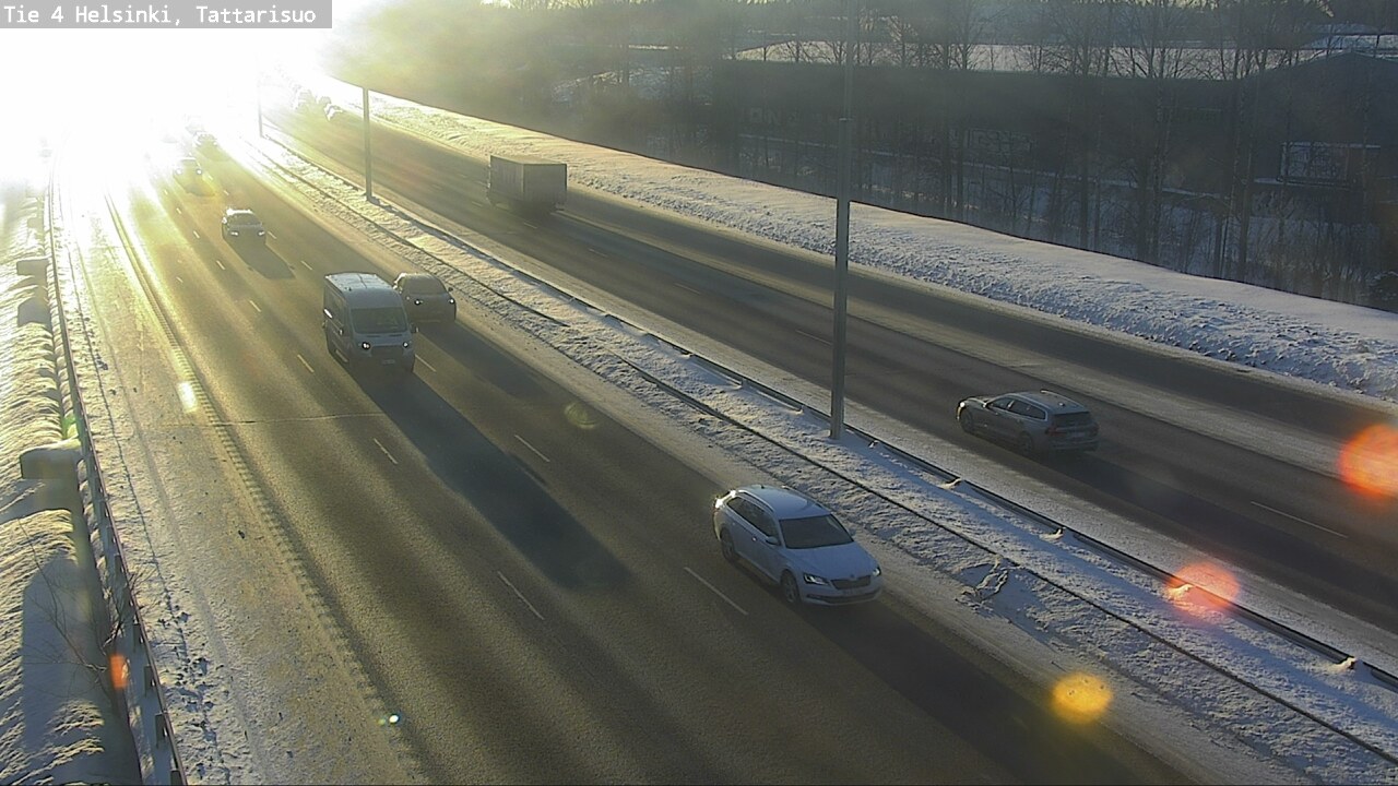 Weather Camera Image Road 4 Helsinki, Tattarisuo, Helsinki, Uusimaa