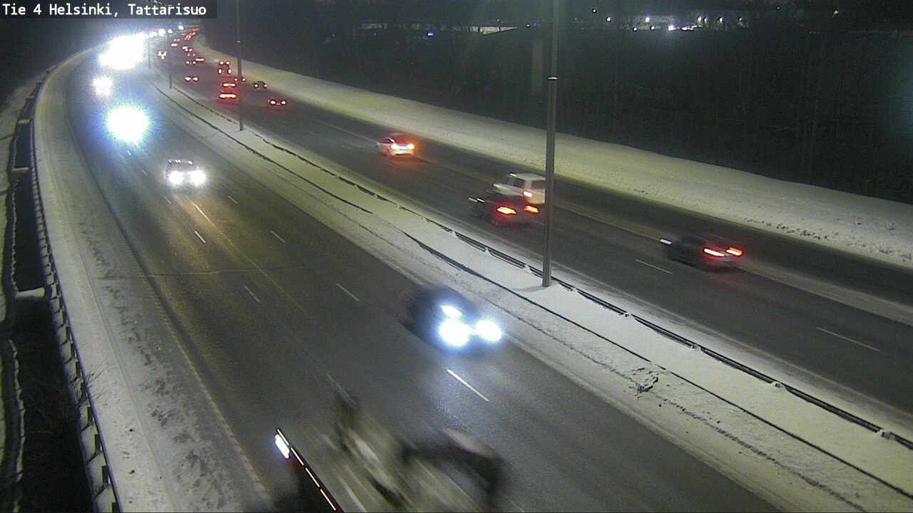 Weather Camera Image Road 4 Helsinki, Tattarisuo, Helsinki, Uusimaa