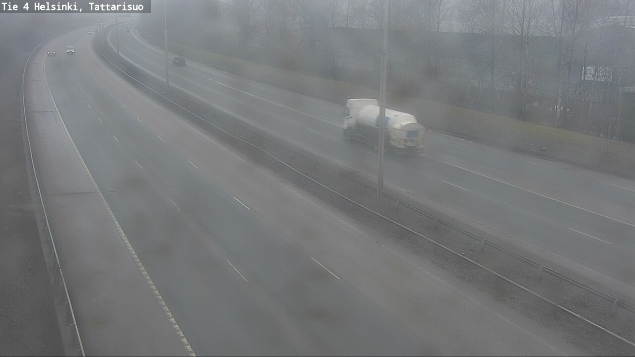 Weather Camera Image Väg 4 Helsingfors, Tattarmossen, Helsinki, Uusimaa