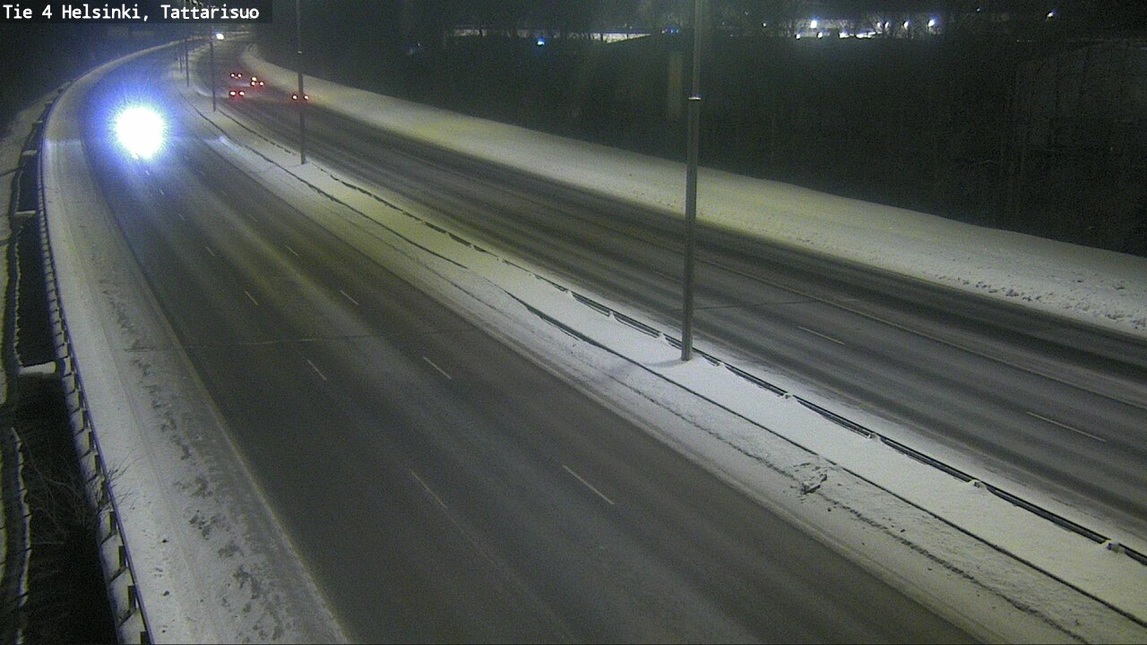 Weather Camera Image Road 4 Helsinki, Tattarisuo, Helsinki, Uusimaa