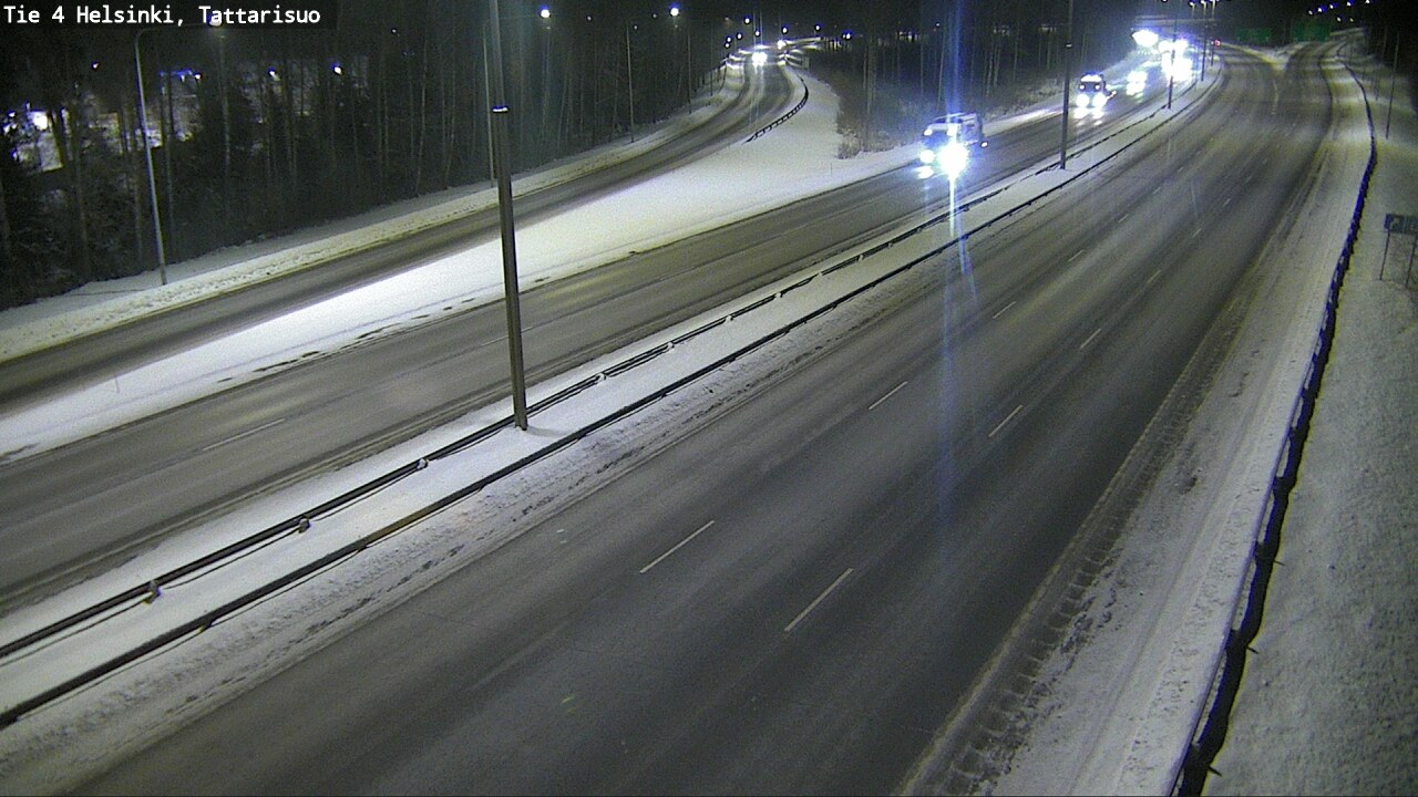 Weather Camera Image Road 4 Helsinki, Tattarisuo, Helsinki, Uusimaa