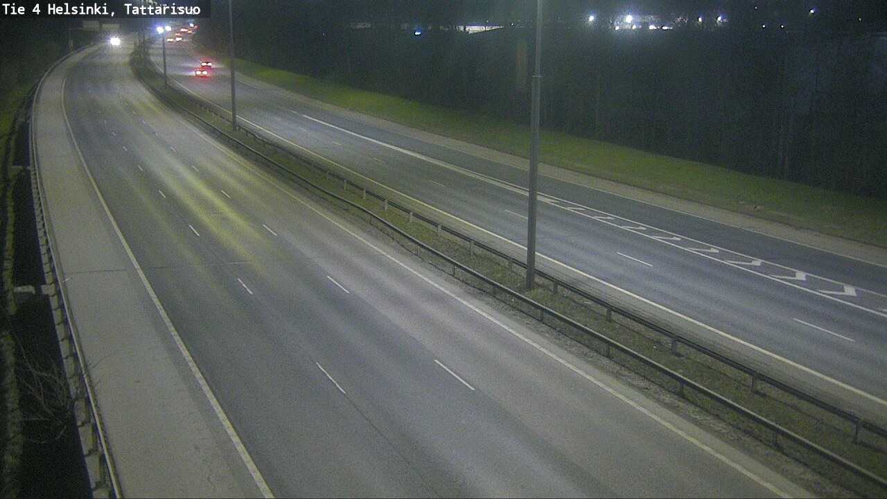 Weather Camera Image Road 4 Helsinki, Tattarisuo, Helsinki, Uusimaa
