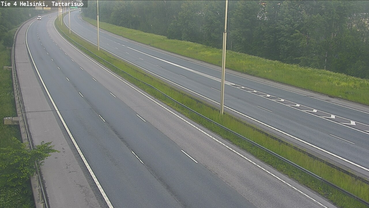 Weather Camera Image Road 4 Helsinki, Tattarisuo, Helsinki, Uusimaa