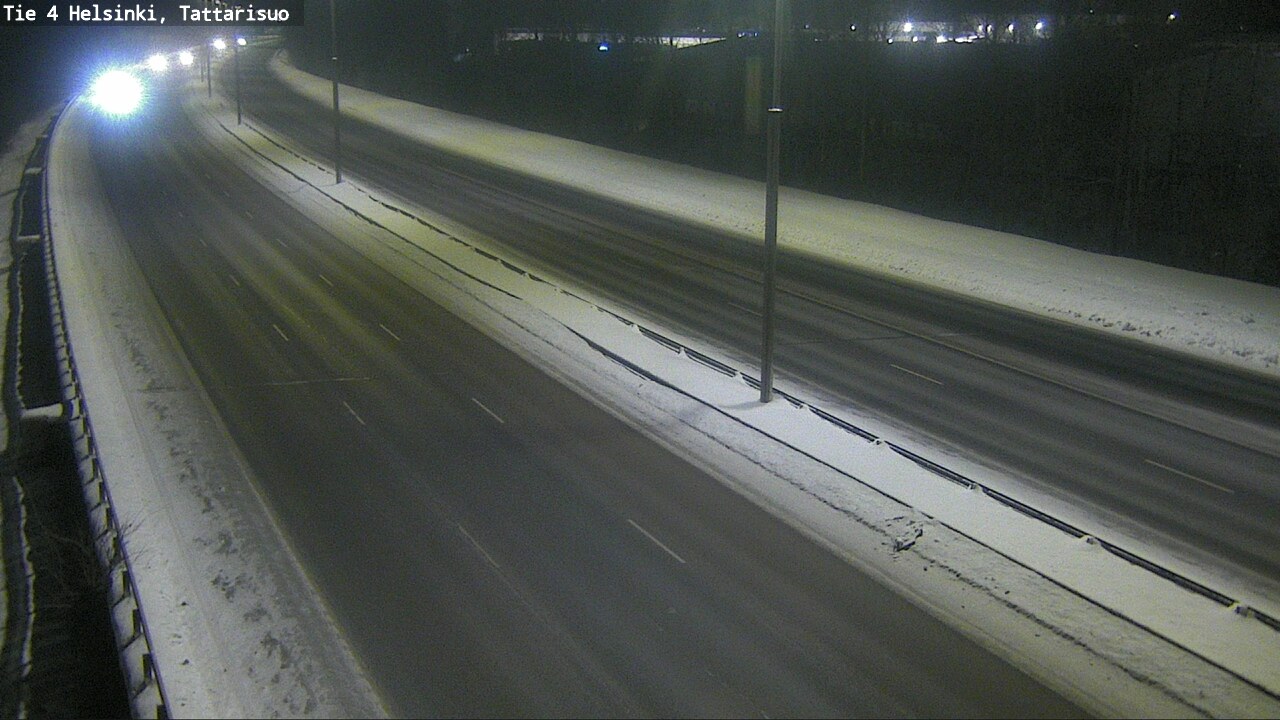 Weather Camera Image Road 4 Helsinki, Tattarisuo, Helsinki, Uusimaa