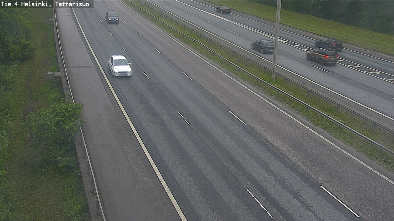 Weather Camera Image Väg 4 Helsingfors, Tattarmossen, Helsinki, Uusimaa