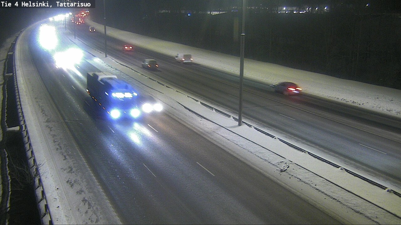 Weather Camera Image Road 4 Helsinki, Tattarisuo, Helsinki, Uusimaa