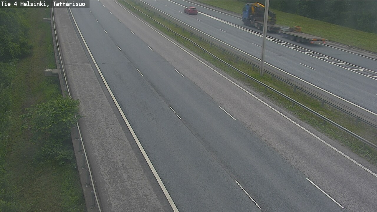Weather Camera Image Väg 4 Helsingfors, Tattarmossen, Helsinki, Uusimaa