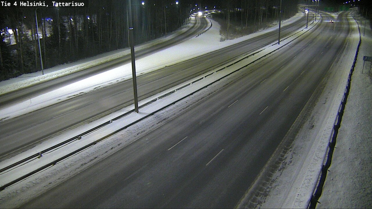 Weather Camera Image Road 4 Helsinki, Tattarisuo, Helsinki, Uusimaa