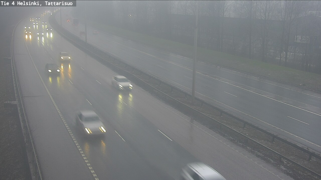 Weather Camera Image Väg 4 Helsingfors, Tattarmossen, Helsinki, Uusimaa