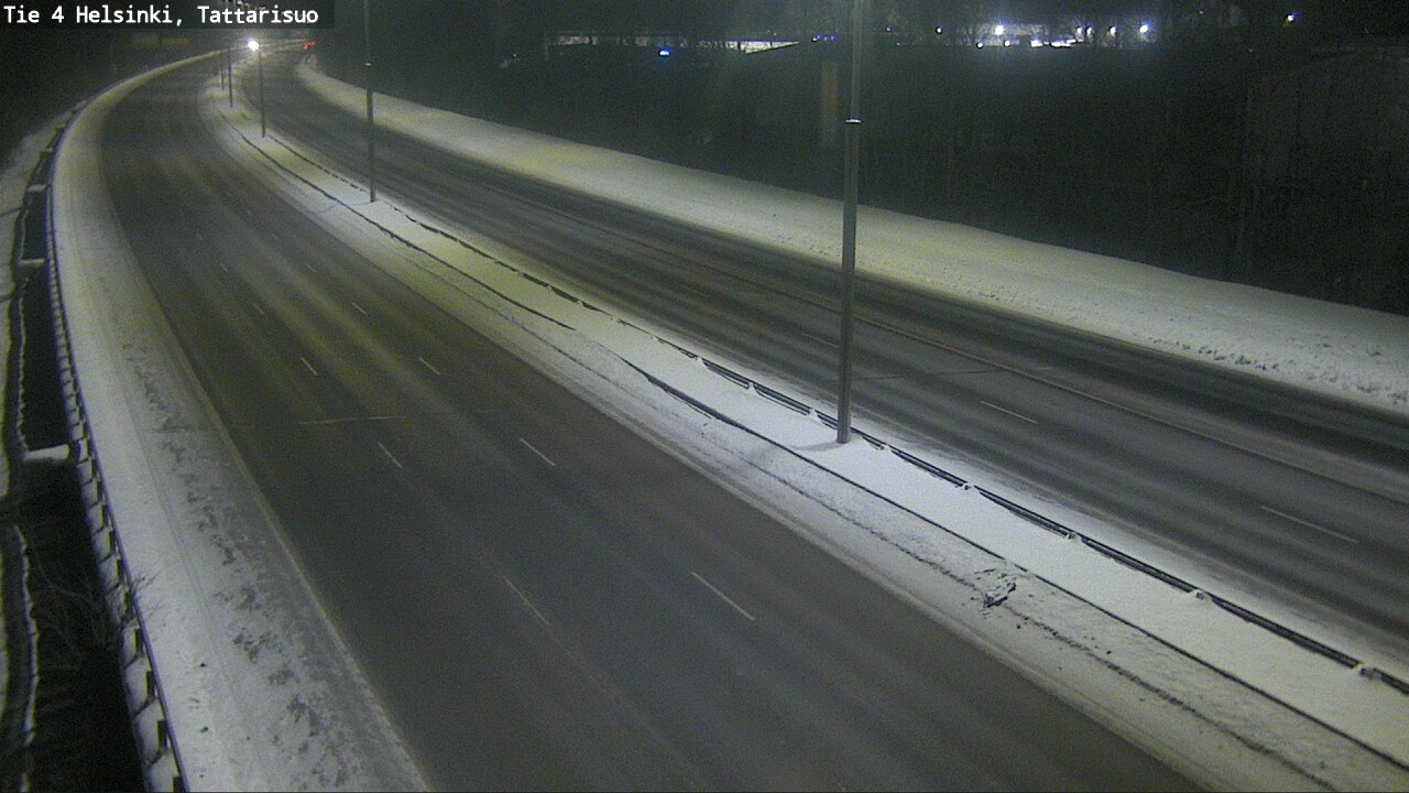 Weather Camera Image Road 4 Helsinki, Tattarisuo, Helsinki, Uusimaa