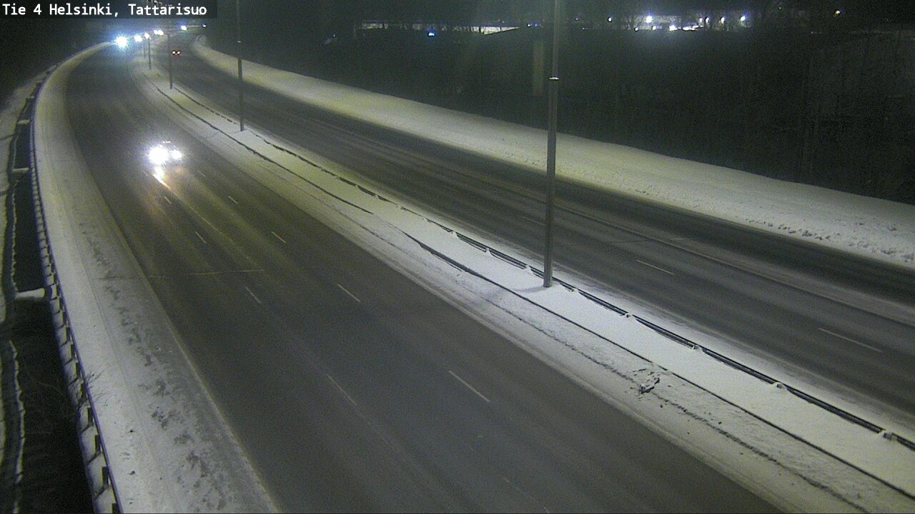 Weather Camera Image Road 4 Helsinki, Tattarisuo, Helsinki, Uusimaa