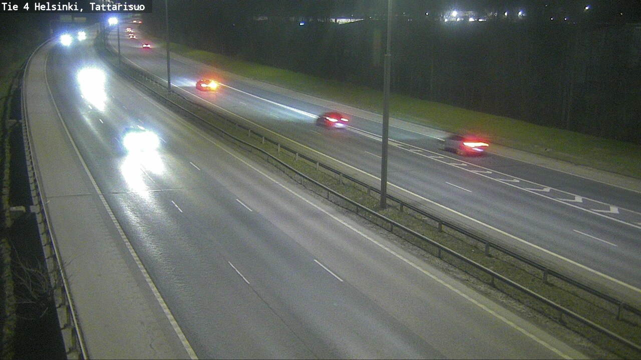 Weather Camera Image Road 4 Helsinki, Tattarisuo, Helsinki, Uusimaa