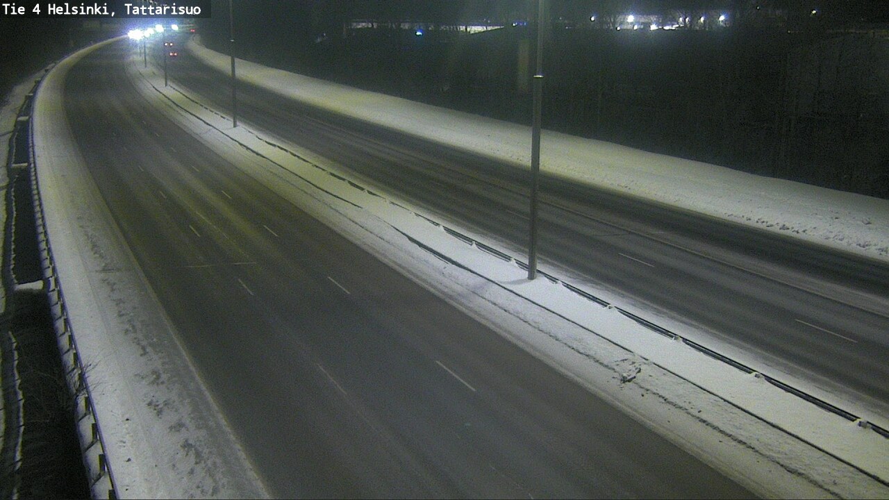 Weather Camera Image Road 4 Helsinki, Tattarisuo, Helsinki, Uusimaa