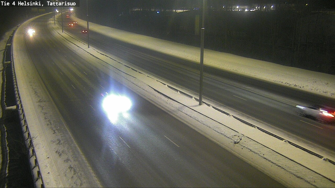 Weather Camera Image Road 4 Helsinki, Tattarisuo, Helsinki, Uusimaa