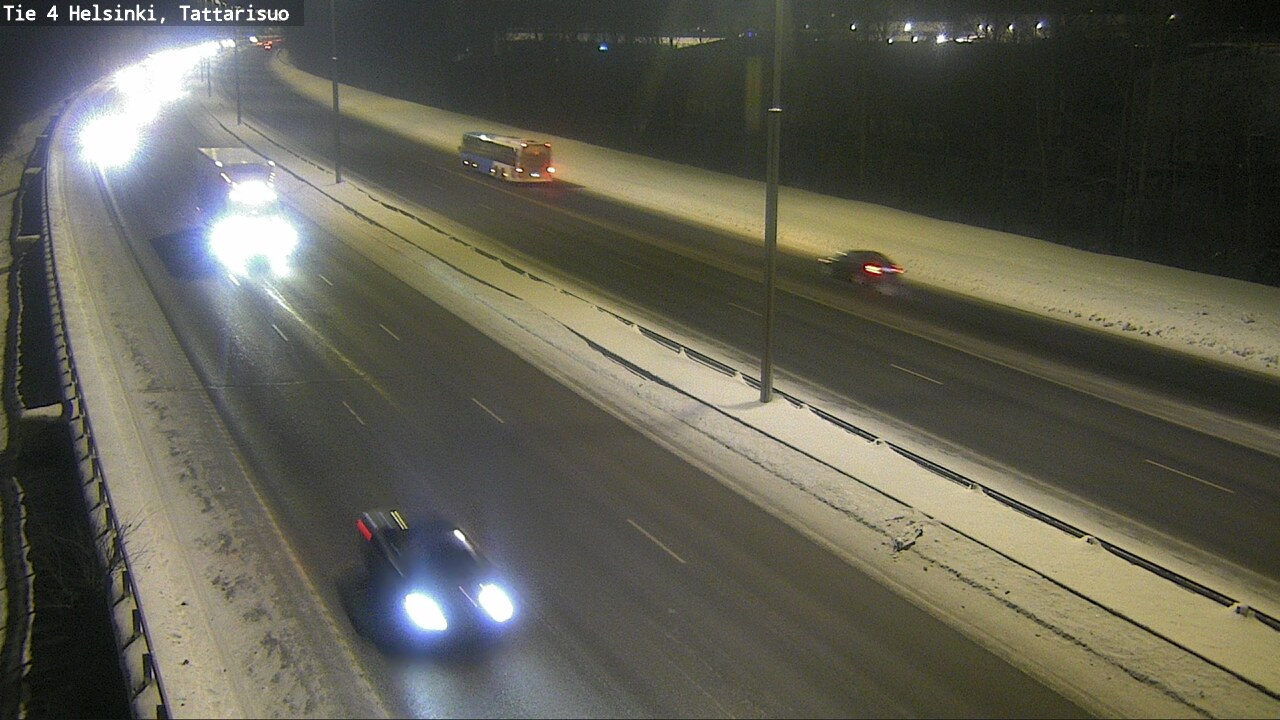Weather Camera Image Road 4 Helsinki, Tattarisuo, Helsinki, Uusimaa