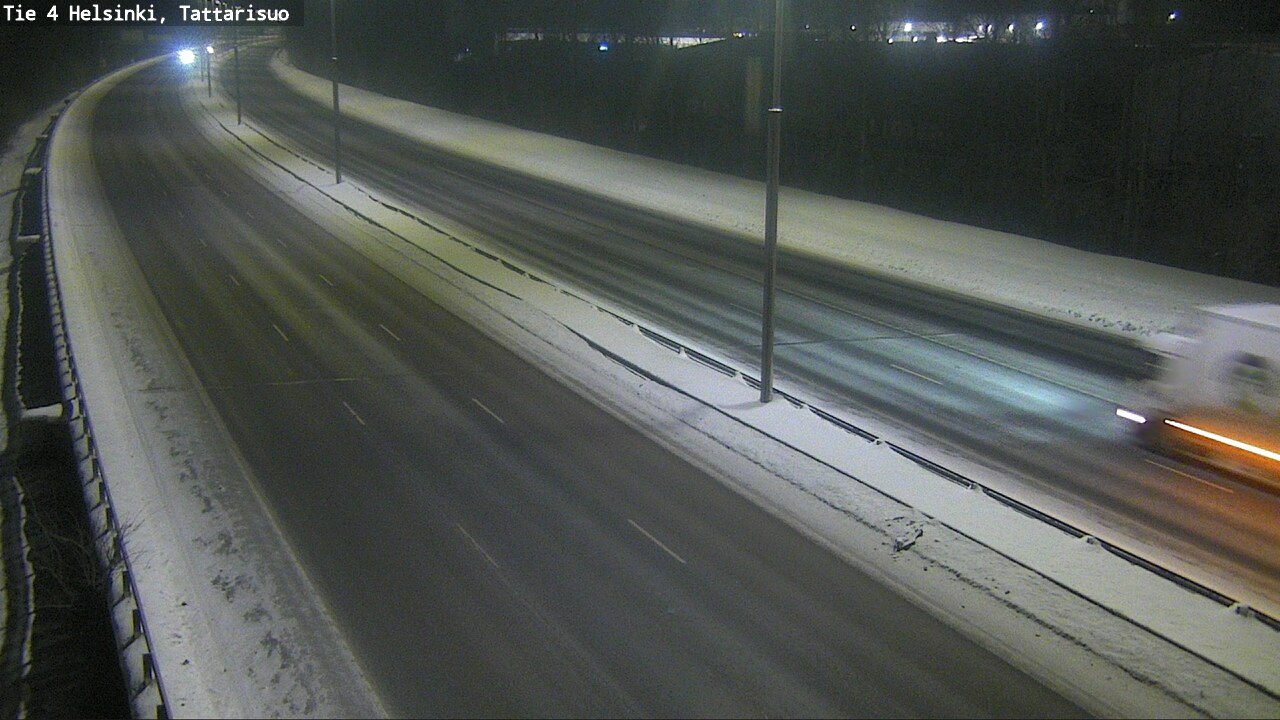 Weather Camera Image Road 4 Helsinki, Tattarisuo, Helsinki, Uusimaa