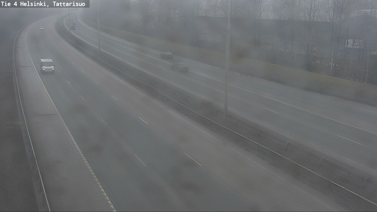 Weather Camera Image Väg 4 Helsingfors, Tattarmossen, Helsinki, Uusimaa