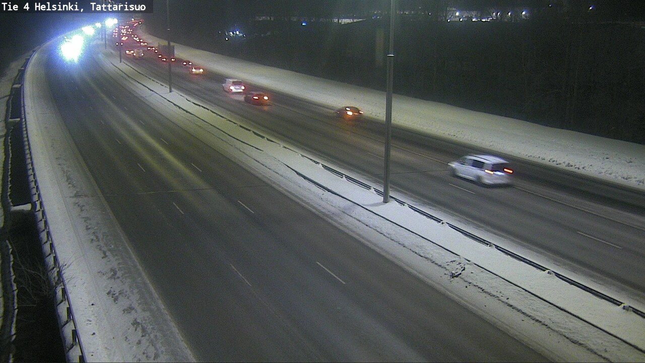 Weather Camera Image Road 4 Helsinki, Tattarisuo, Helsinki, Uusimaa