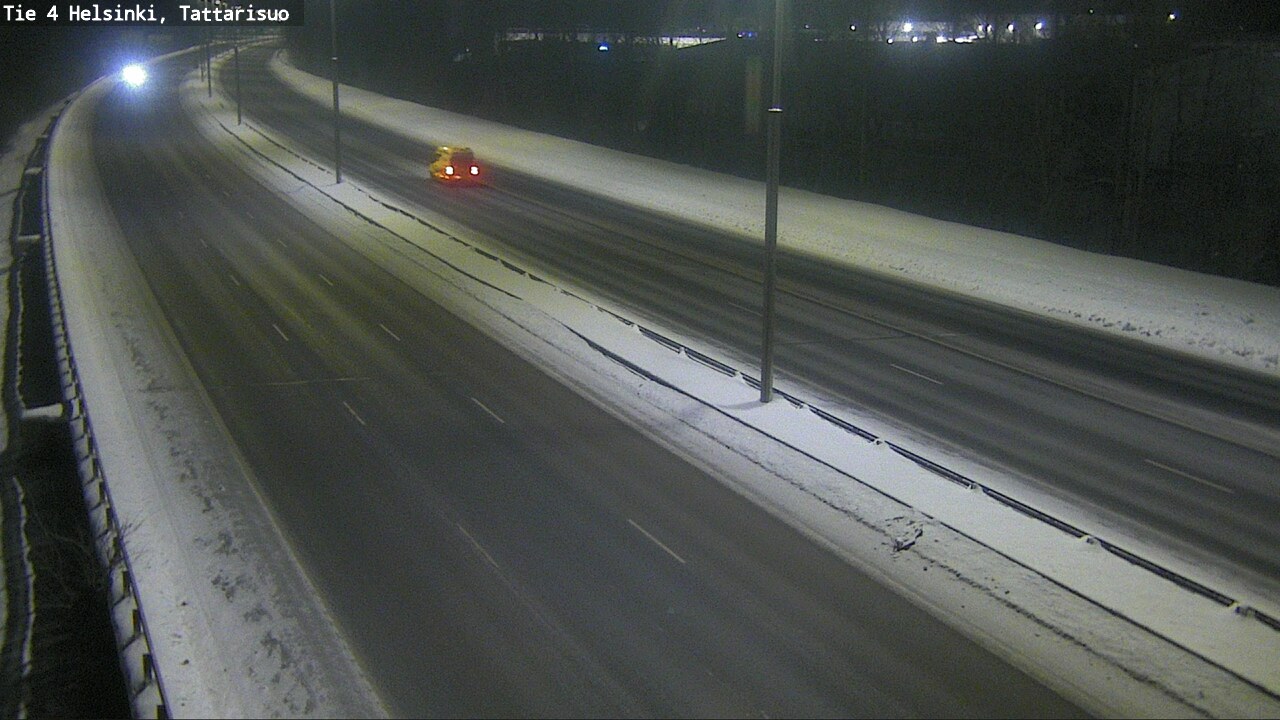 Weather Camera Image Road 4 Helsinki, Tattarisuo, Helsinki, Uusimaa