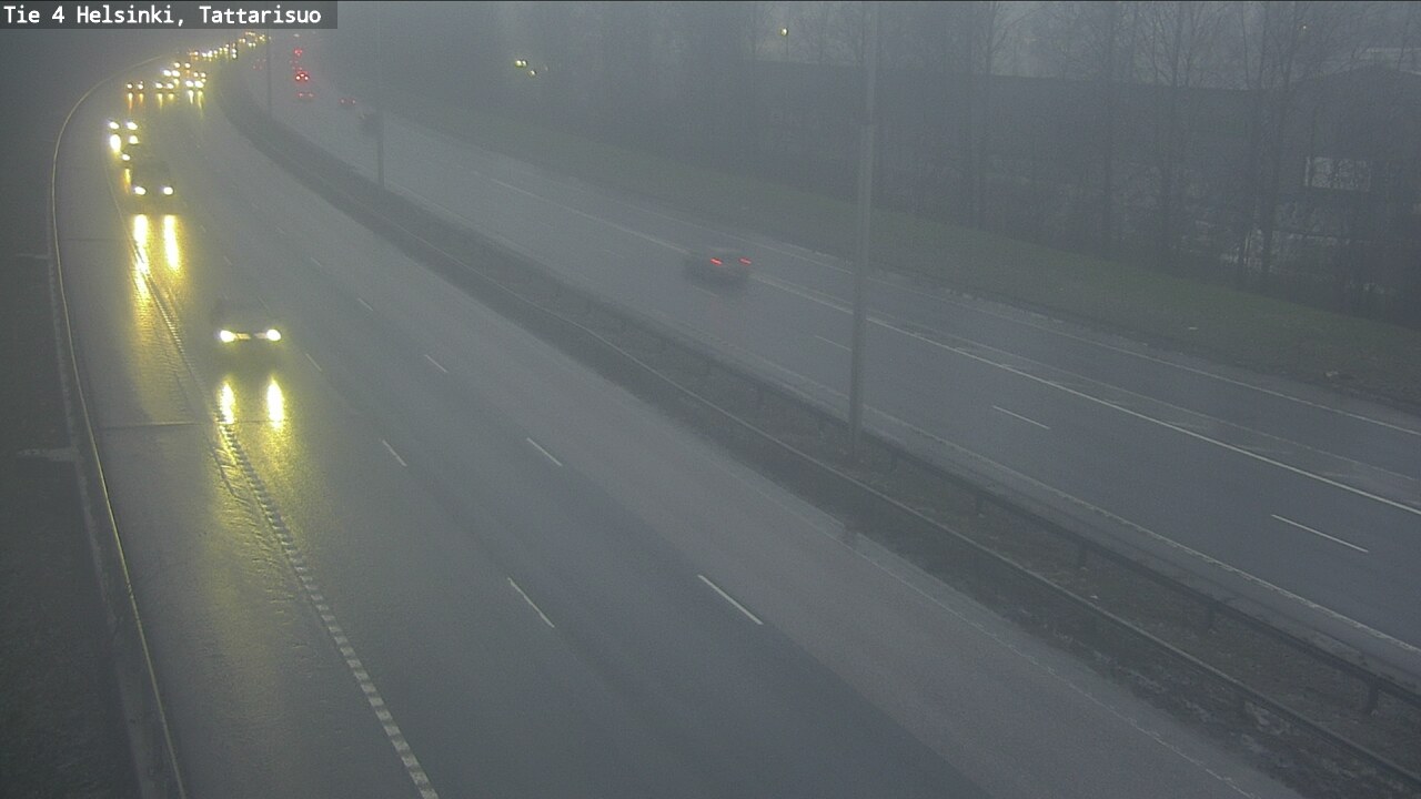 Weather Camera Image Väg 4 Helsingfors, Tattarmossen, Helsinki, Uusimaa