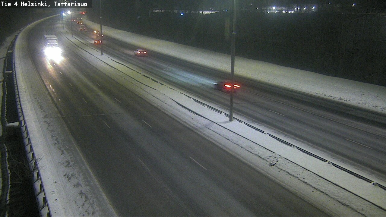 Weather Camera Image Road 4 Helsinki, Tattarisuo, Helsinki, Uusimaa