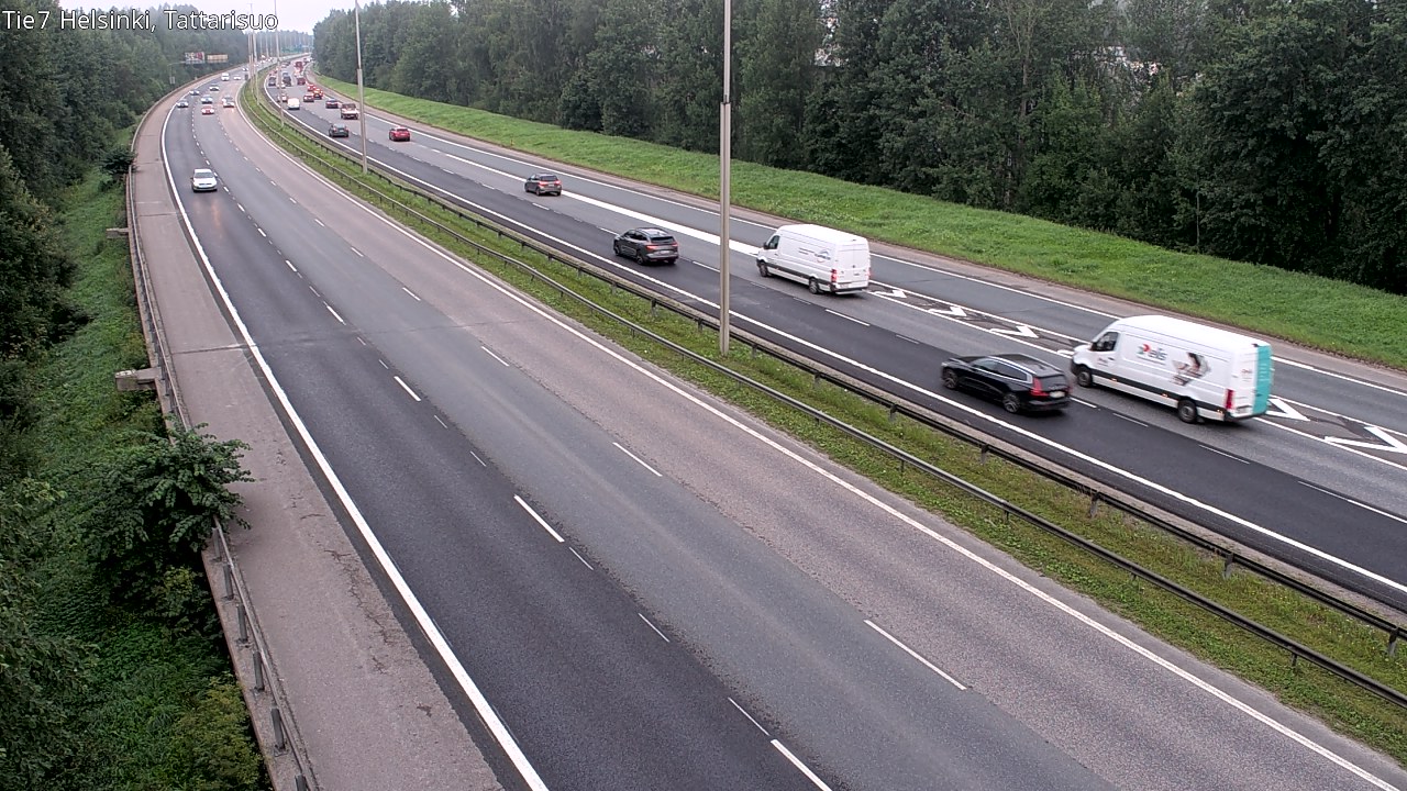 Weather Camera Image Väg 4 Helsingfors, Tattarmossen, Helsinki, Uusimaa