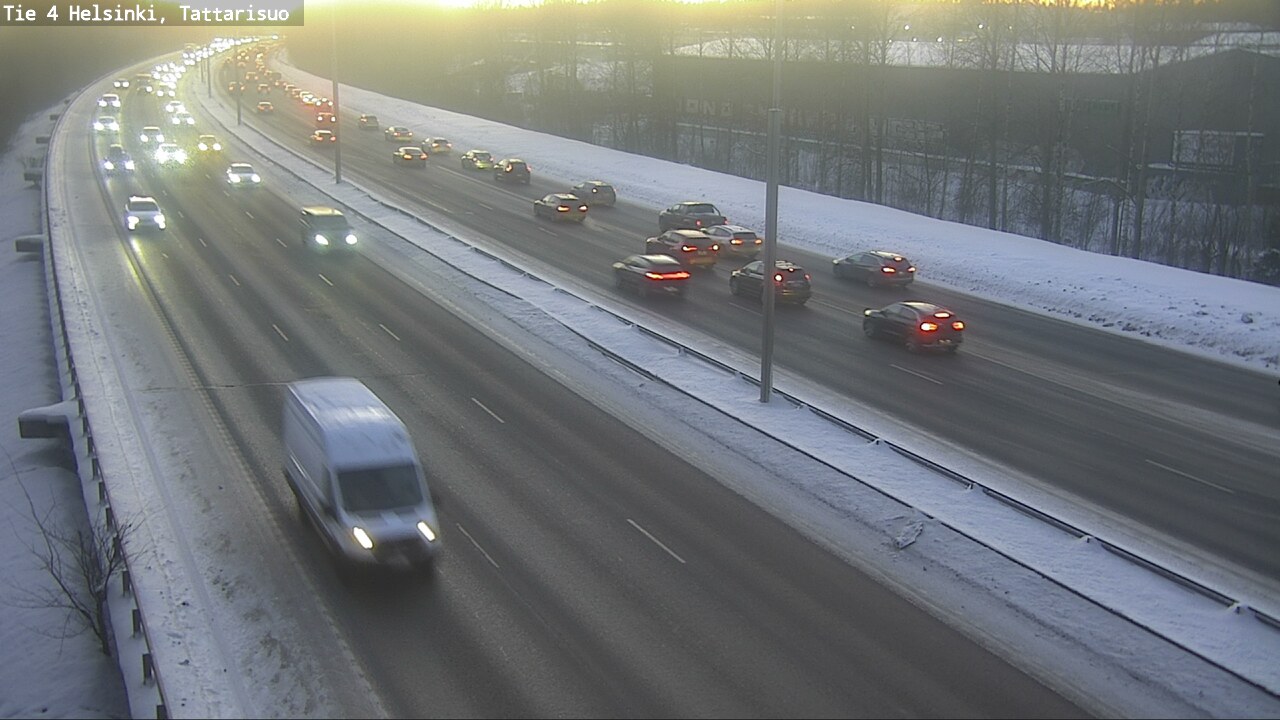 Weather Camera Image Road 4 Helsinki, Tattarisuo, Helsinki, Uusimaa