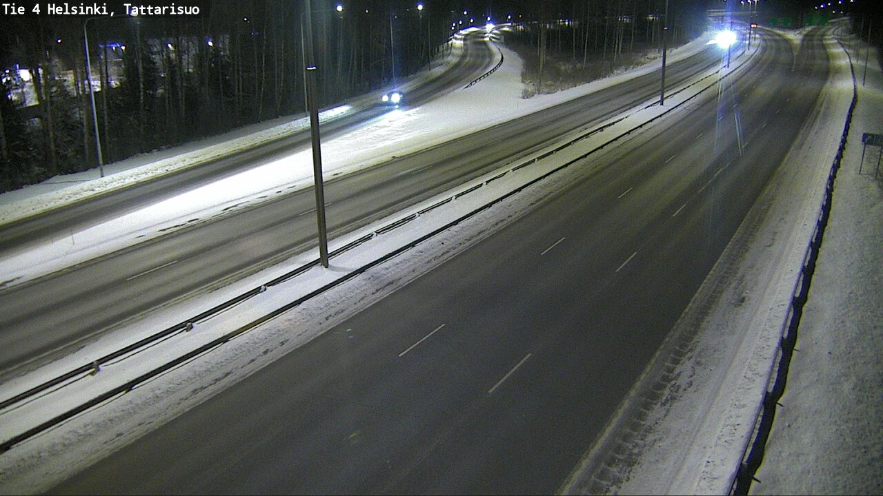 Weather Camera Image Road 4 Helsinki, Tattarisuo, Helsinki, Uusimaa