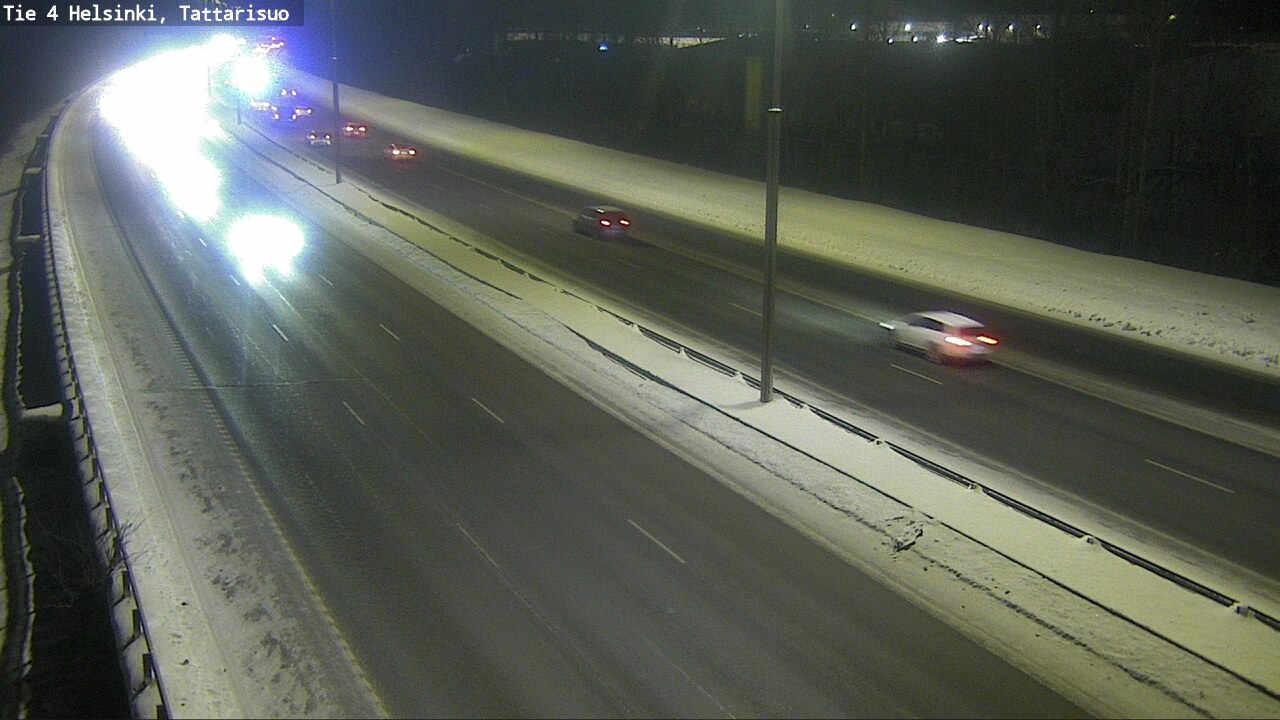 Weather Camera Image Road 4 Helsinki, Tattarisuo, Helsinki, Uusimaa