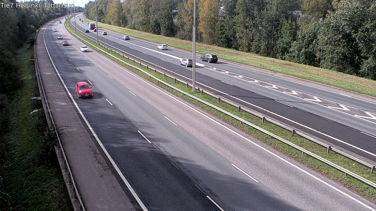 Weather Camera Image Väg 4 Helsingfors, Tattarmossen, Helsinki, Uusimaa