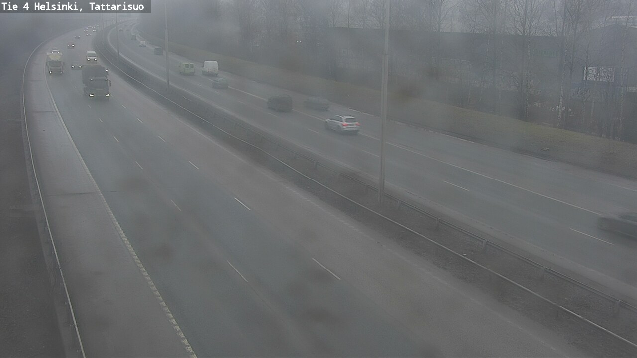 Weather Camera Image Väg 4 Helsingfors, Tattarmossen, Helsinki, Uusimaa