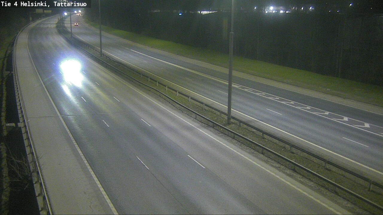 Weather Camera Image Road 4 Helsinki, Tattarisuo, Helsinki, Uusimaa