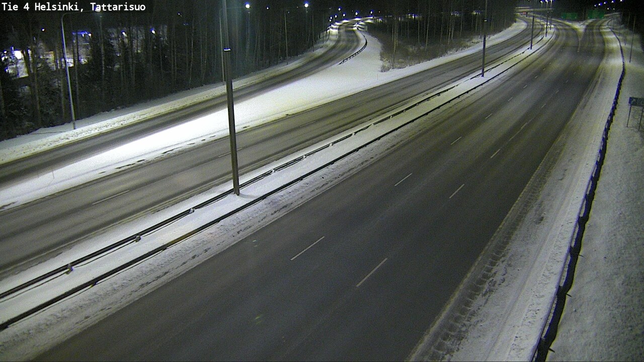 Weather Camera Image Road 4 Helsinki, Tattarisuo, Helsinki, Uusimaa