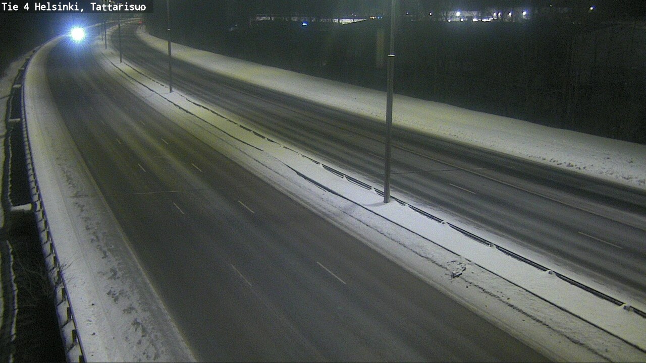 Weather Camera Image Road 4 Helsinki, Tattarisuo, Helsinki, Uusimaa