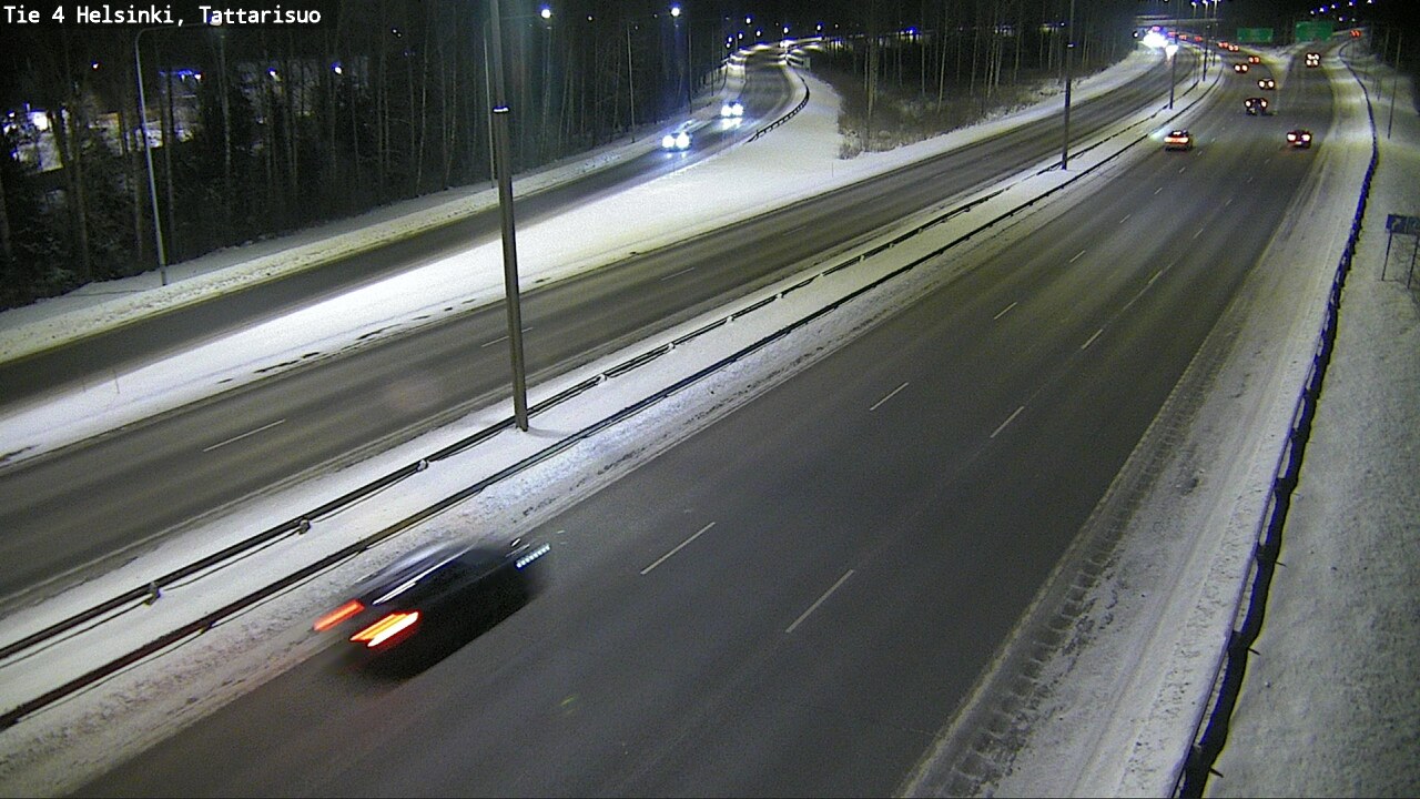 Weather Camera Image Road 4 Helsinki, Tattarisuo, Helsinki, Uusimaa