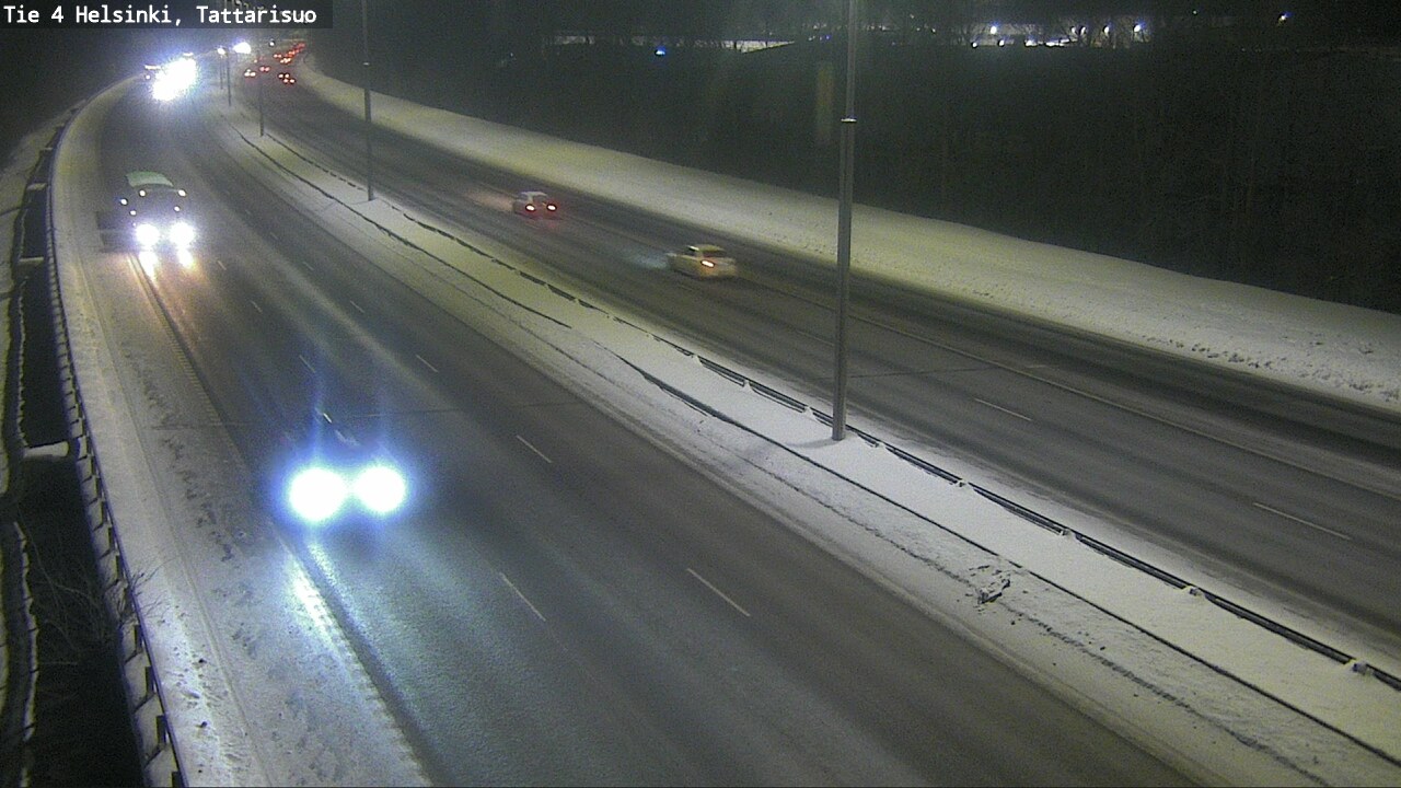 Weather Camera Image Road 4 Helsinki, Tattarisuo, Helsinki, Uusimaa