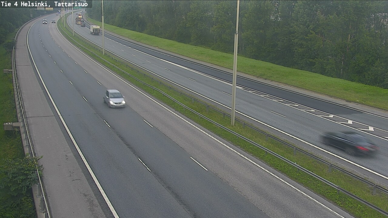 Weather Camera Image Väg 4 Helsingfors, Tattarmossen, Helsinki, Uusimaa