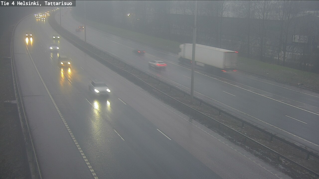 Weather Camera Image Väg 4 Helsingfors, Tattarmossen, Helsinki, Uusimaa